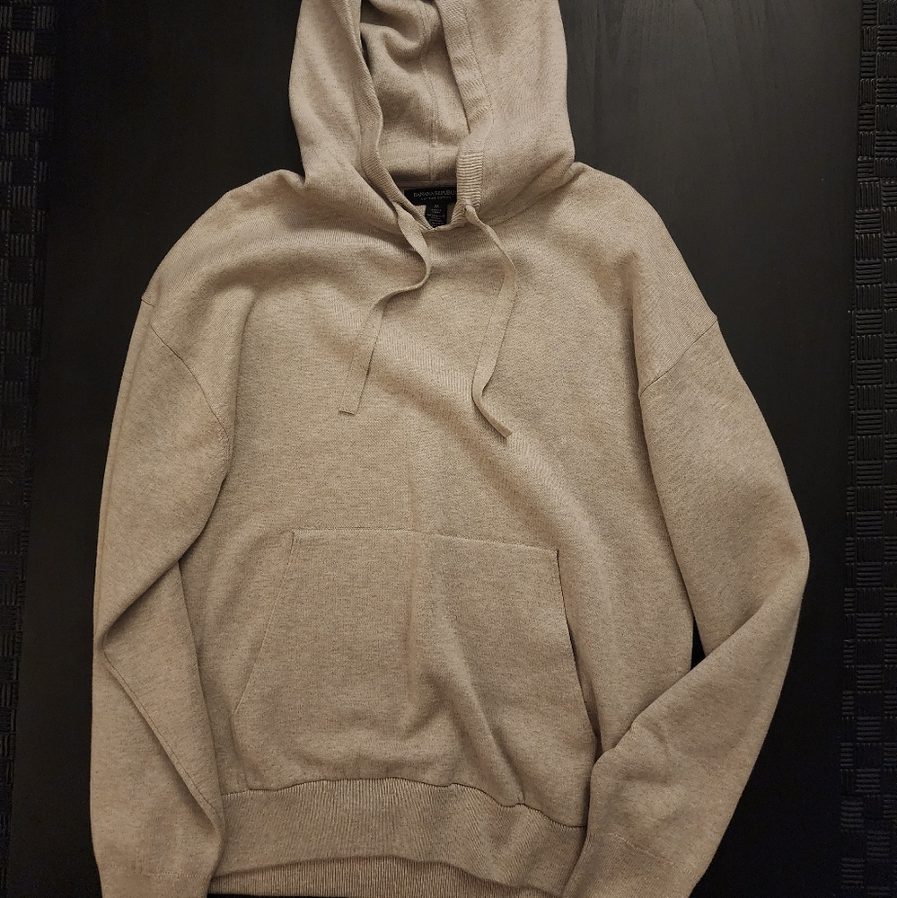 Men's Banana Republic Supima Set Oatmeal/Cream (Medium Top & Bottom) - Picture 5 of 14